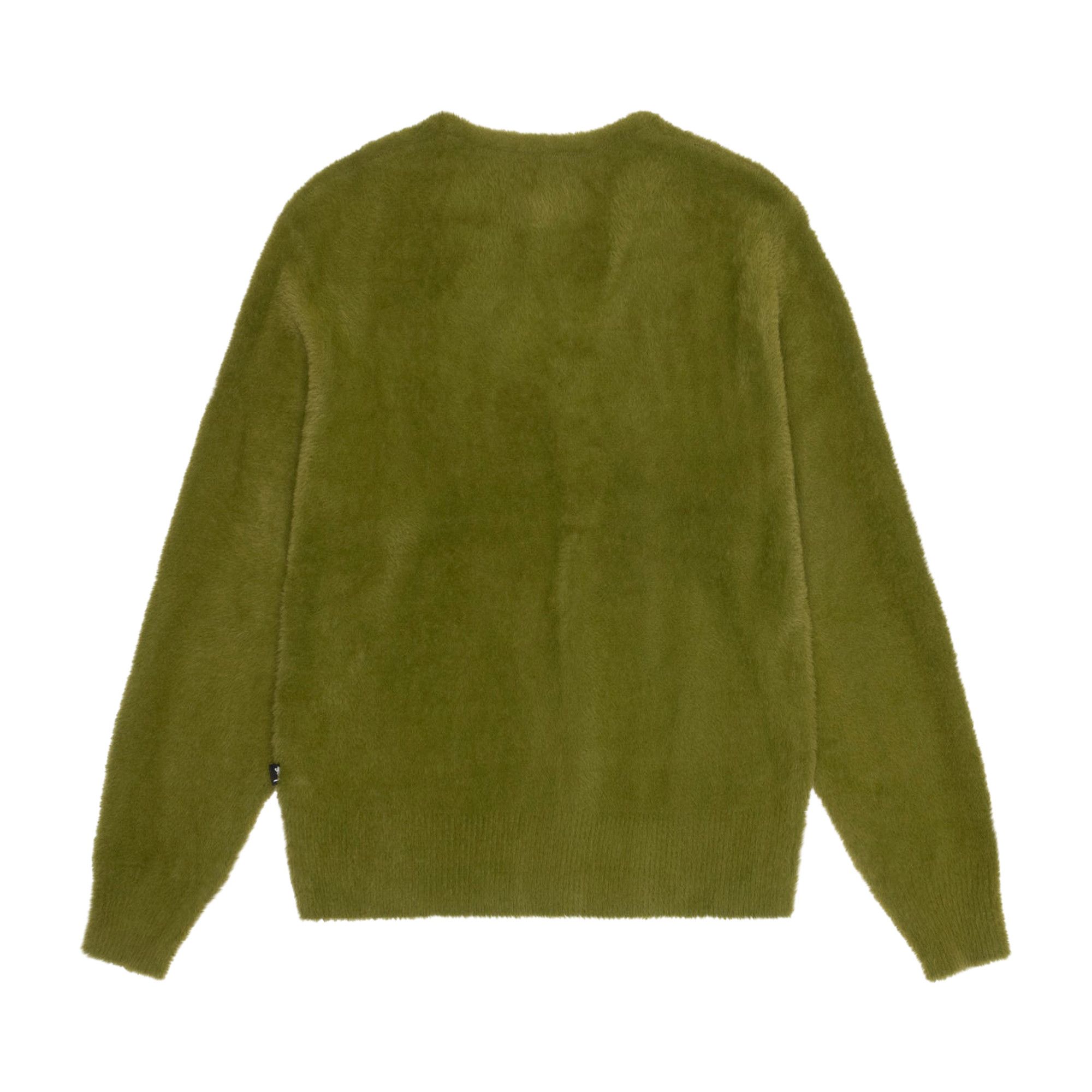 Buy Stussy Shaggy Cardigan 'Olive' - 117094 OLIV | GOAT