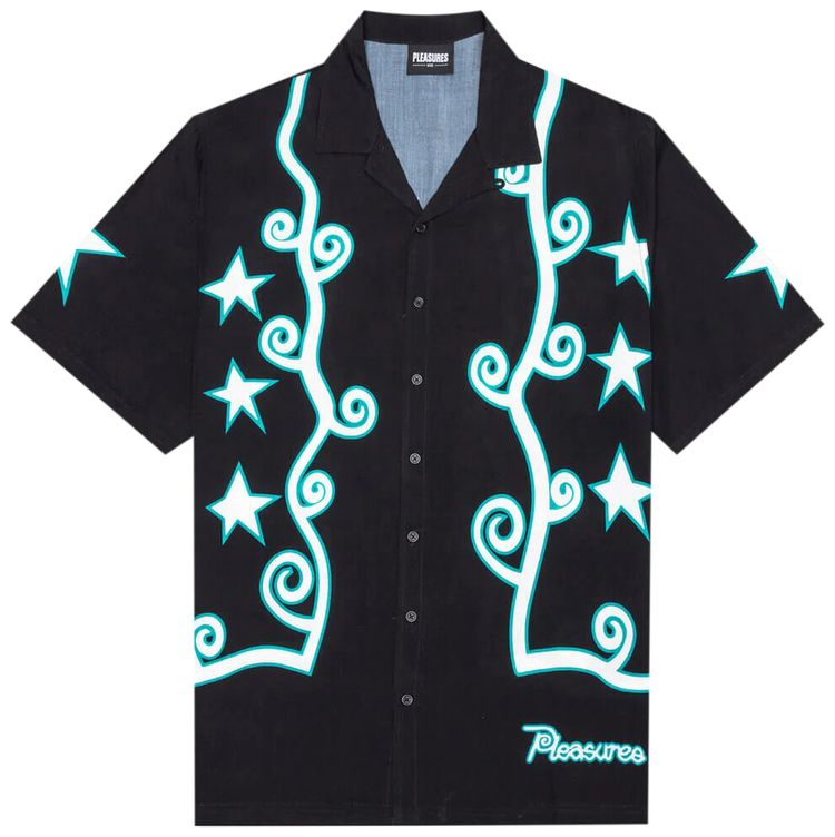 Pleasures Fury Button Down Black