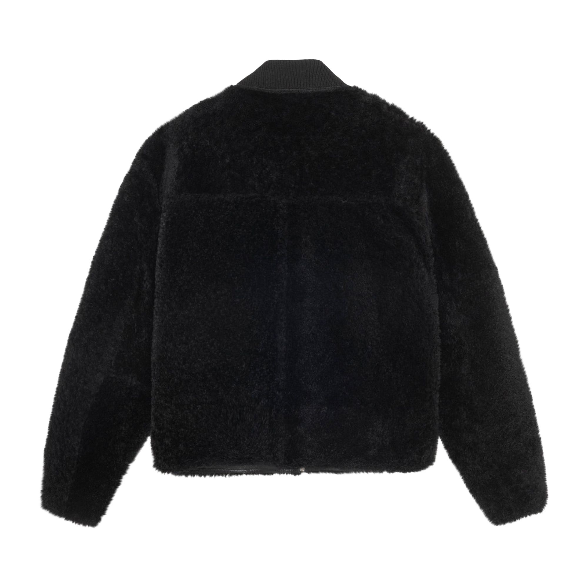 Buy Stussy Shearling Reversible Bomber 'Black' - 115741 BLAC