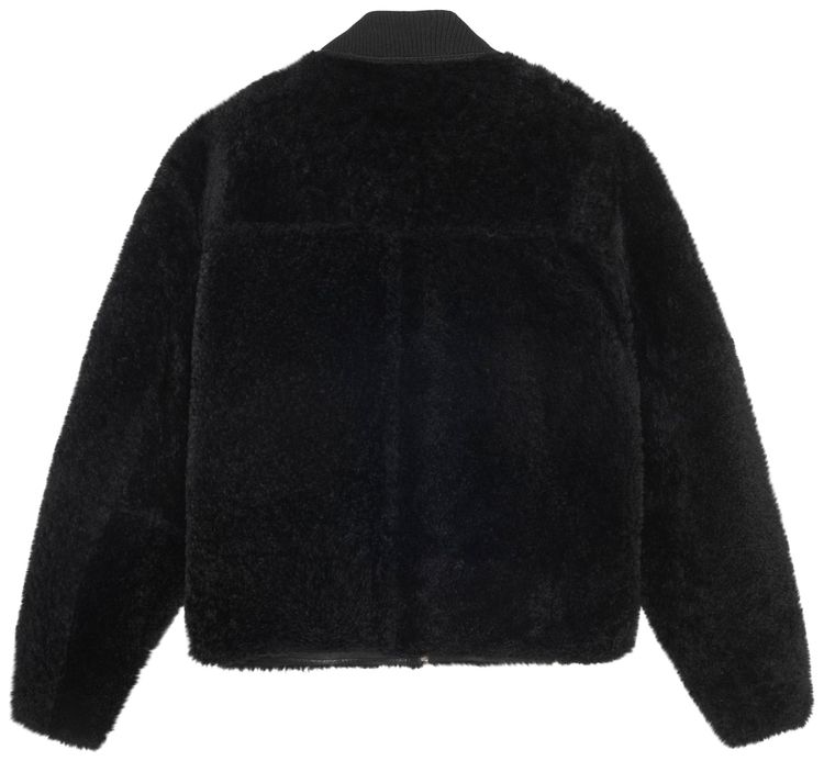 Stussy Shearling Reversible Bomber Black