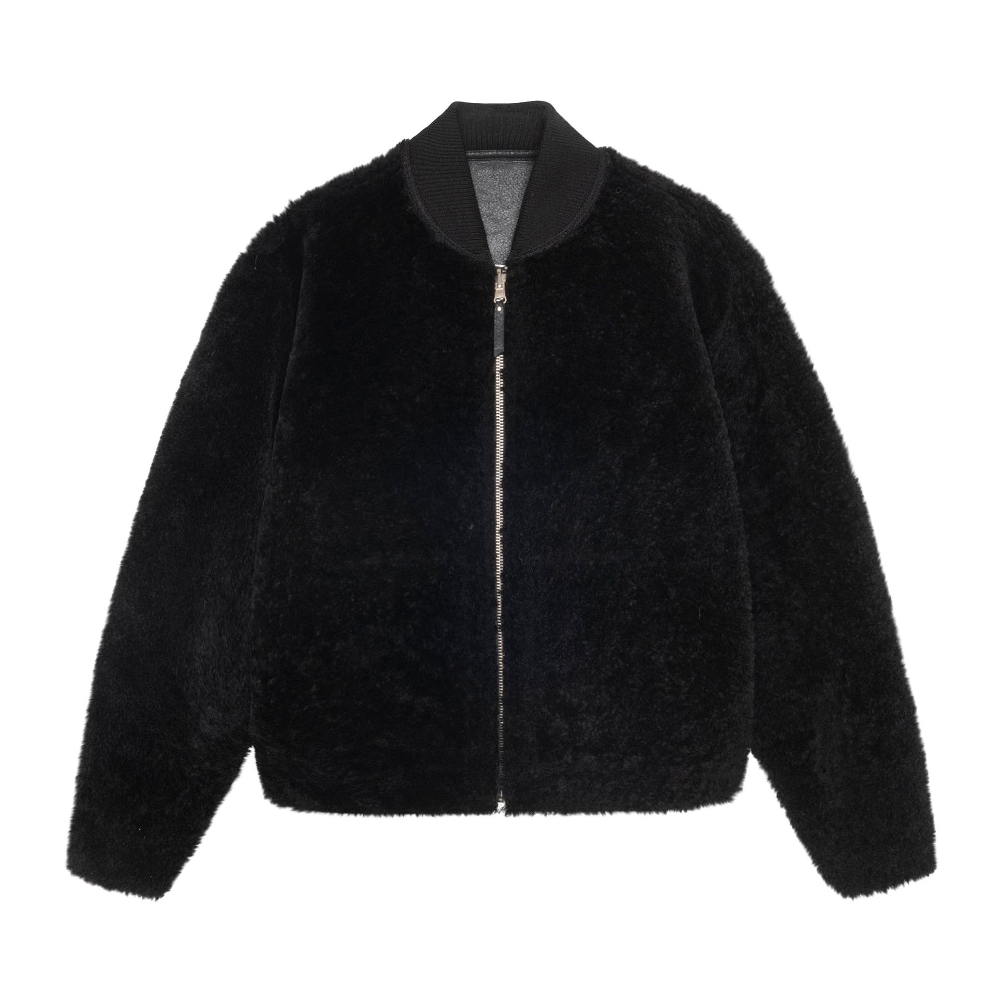 【30％OFF】 Stussy Buy Shearling BLAC 115741 - 'Black' Bomber Reversible ジャケット・アウター