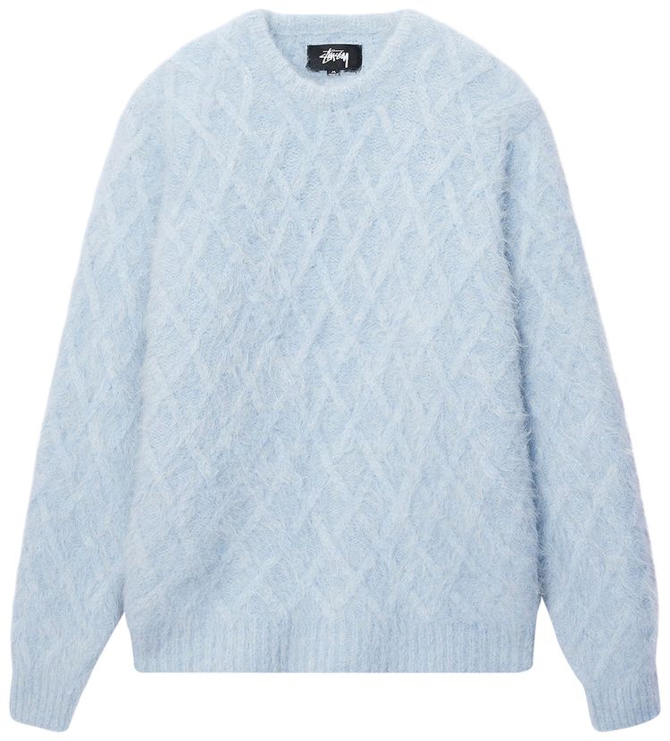 Buy Stussy Fuzzy Lattice Crew Sweater 