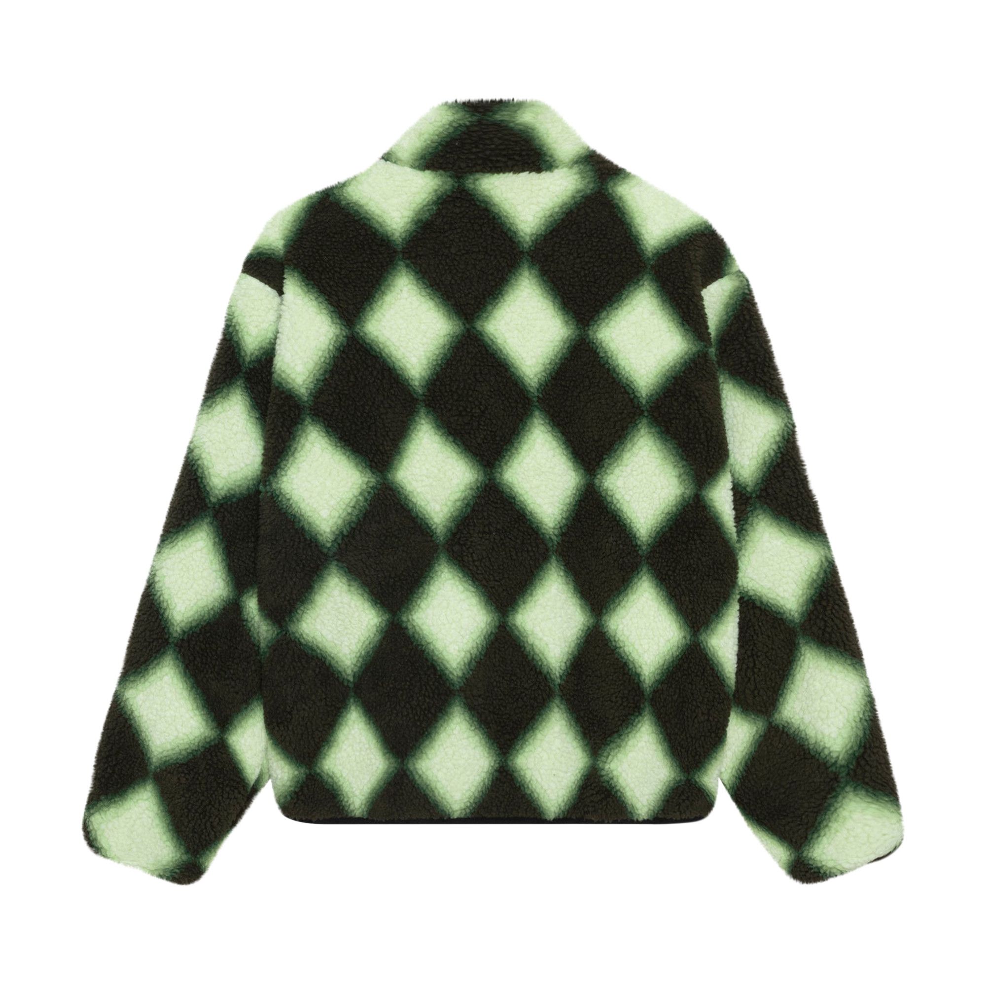 Buy Stussy Sherpa Reversible Jacket 'Green' - 118546 GREE | GOAT