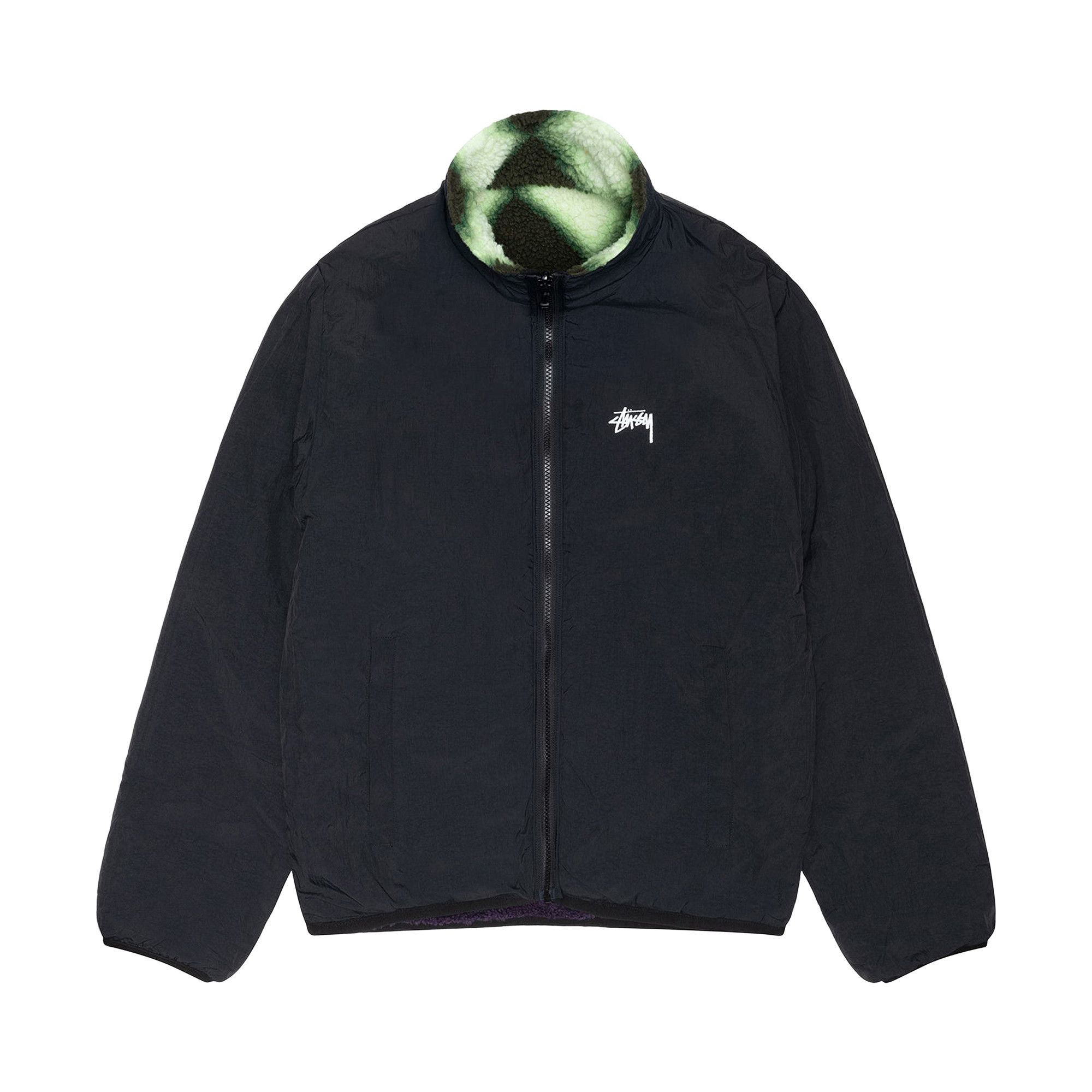 Buy Stussy Sherpa Reversible Jacket 'Green' - 118546 GREE | GOAT