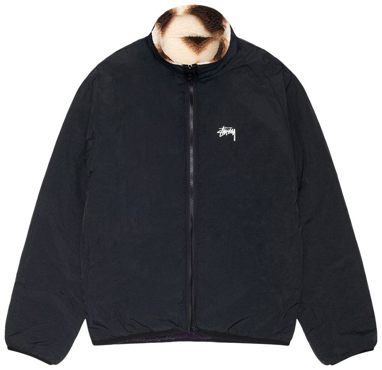 Stussy Sherpa Reversible Jacket Tan