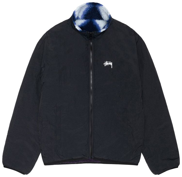 Stussy Sherpa Reversible Jacket Purple