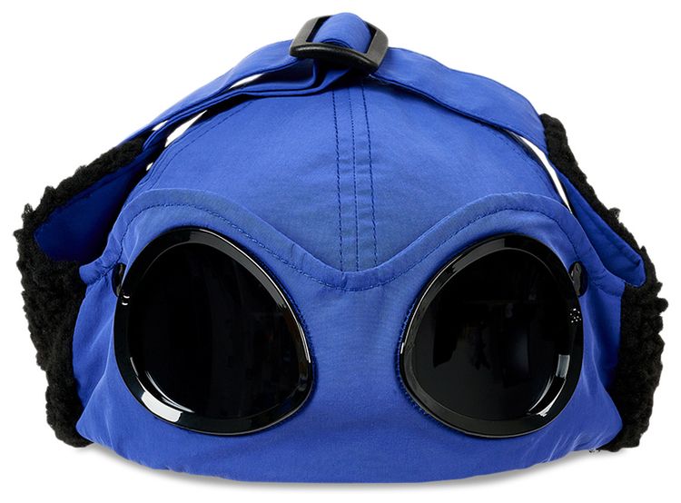 Palace x CP Company Goggle Ear Flap P Cap Bright Cobalt