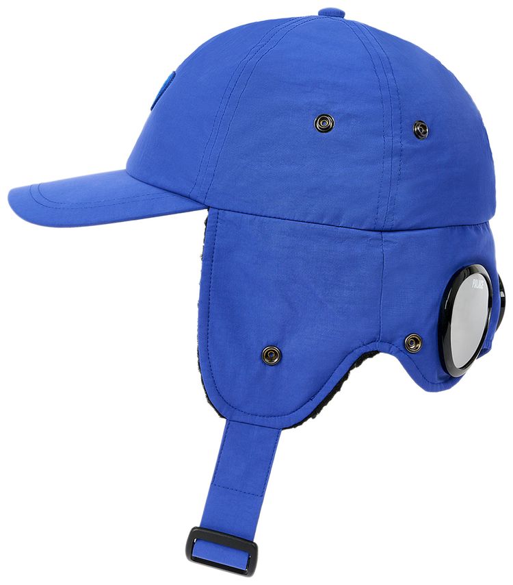 Palace x CP Company Goggle Ear Flap P Cap Bright Cobalt