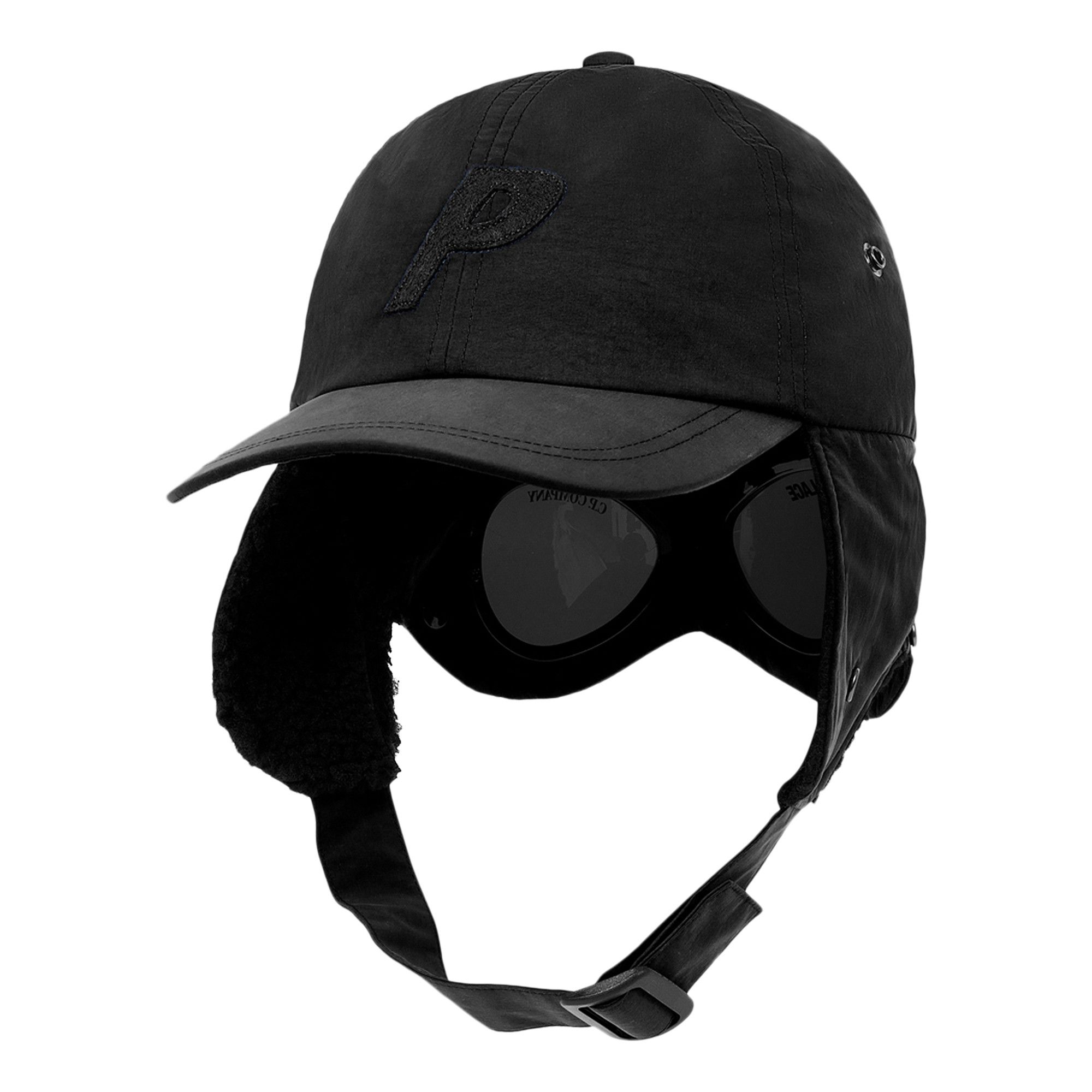 Buy Palace x C.P. Company Goggle Ear Flap P-Cap 'Black