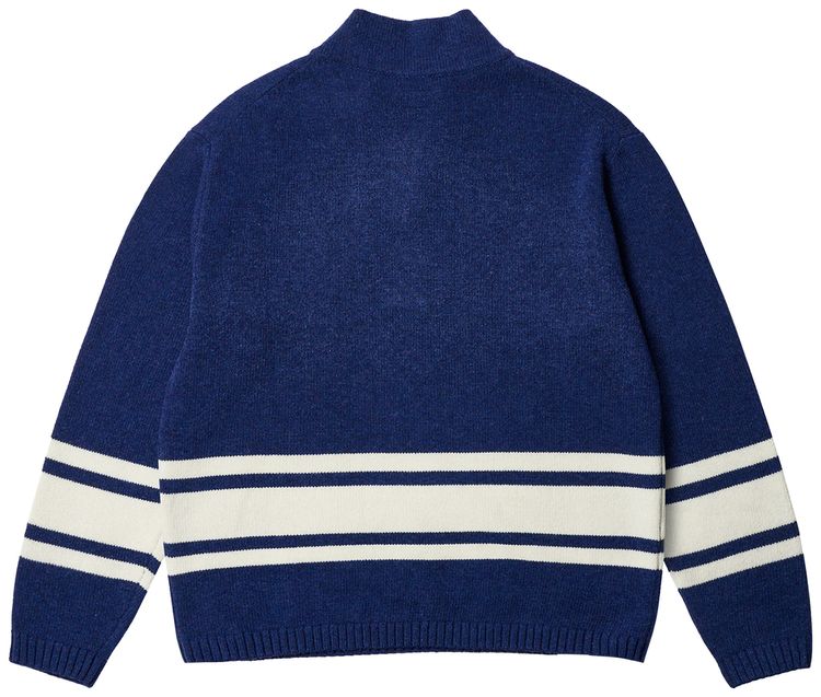 Palace x CP Company Funnel Neck Knit Bright Cobalt