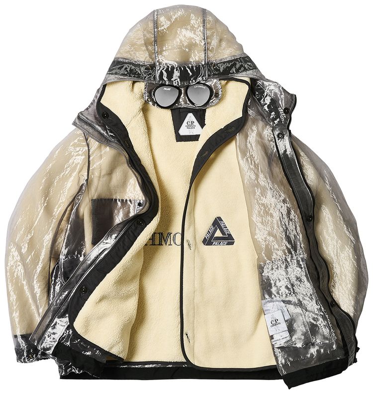Palace x CP Company Klear Achronic Anorak Silver