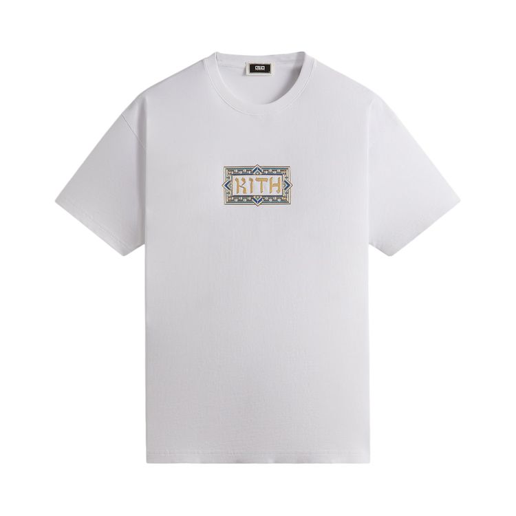 Kith Treats Hanukkah Hebrew Logo Tee White