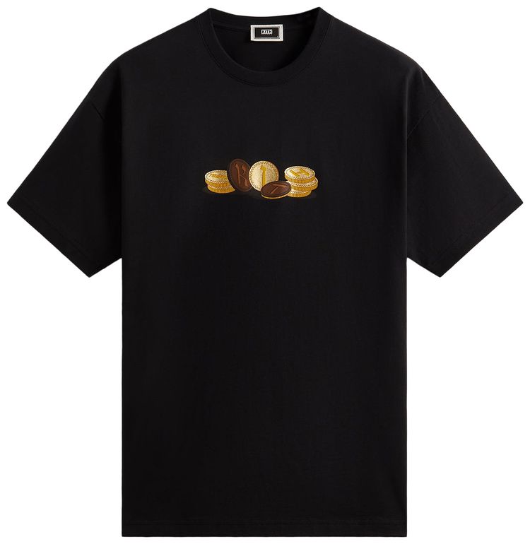 Kith Treats Hanukkah Gelt Coins Tee Black