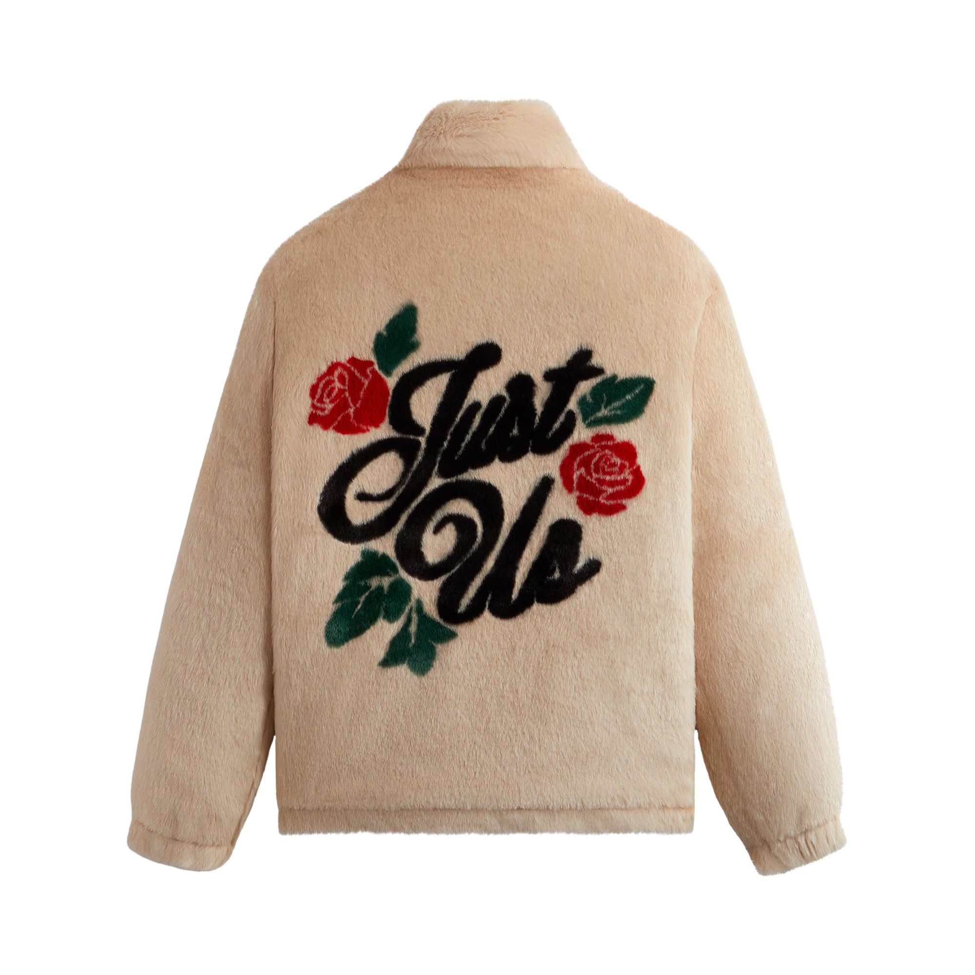 Buy Kith Lloyd Faux Fur Coaches Jacket 'Veil' - KHM010478 105 | GOAT