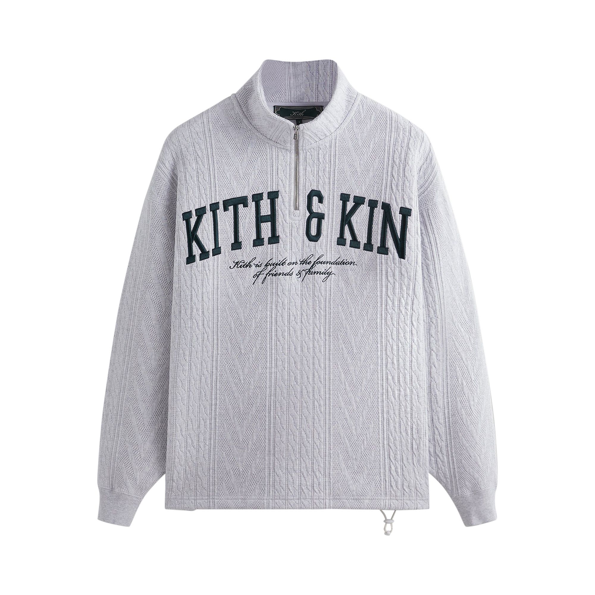 Kith Cable Fleece Nelson Sweatshirt Kith Kith Flight Logo Nelson