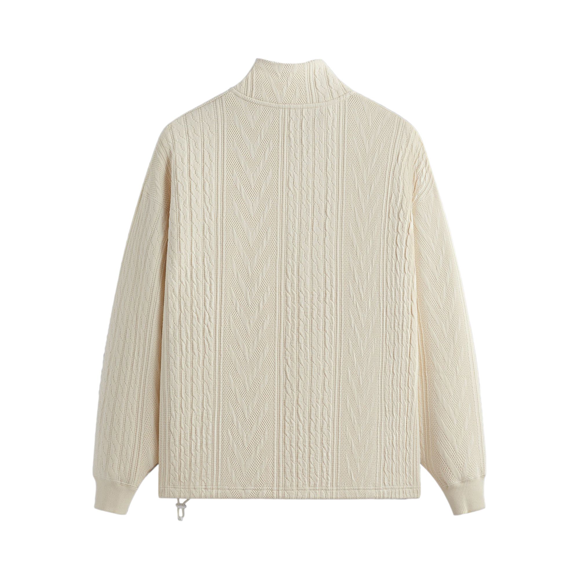 堂々スタイルアップ【KITH】Cable Fleece Quarter Zip Kith Cable Fleece Quarter Zip - Stadium