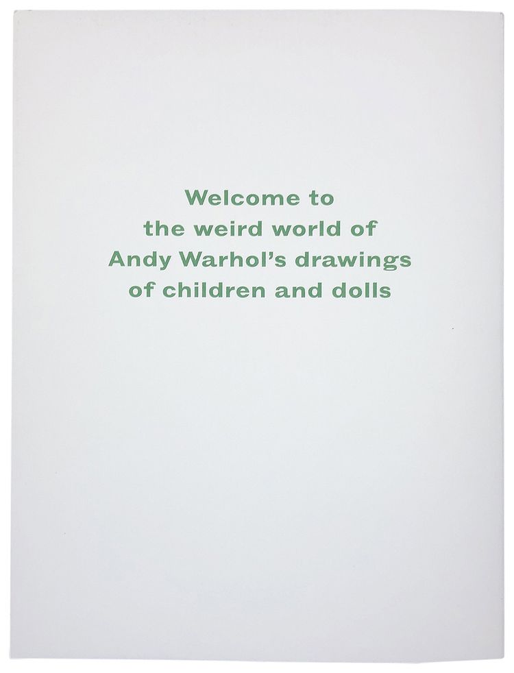 Andy Warhols Small World By Andy Warhol First Edition