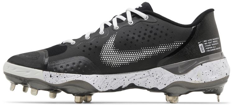Alpha Huarache Elite 3 Low Black White