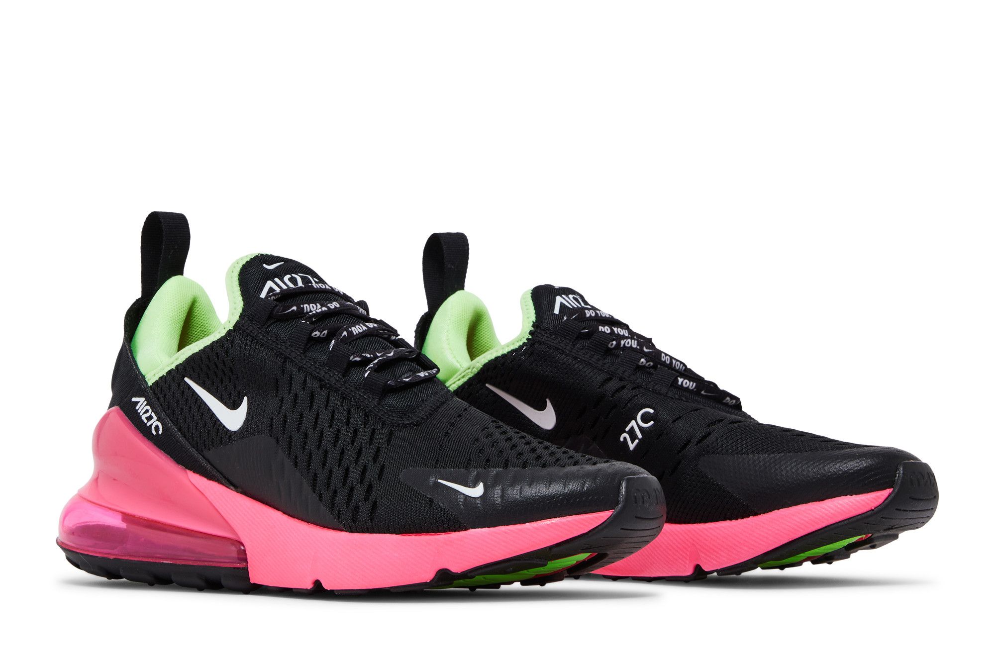 Nike air max 270 black cyber pink discount
