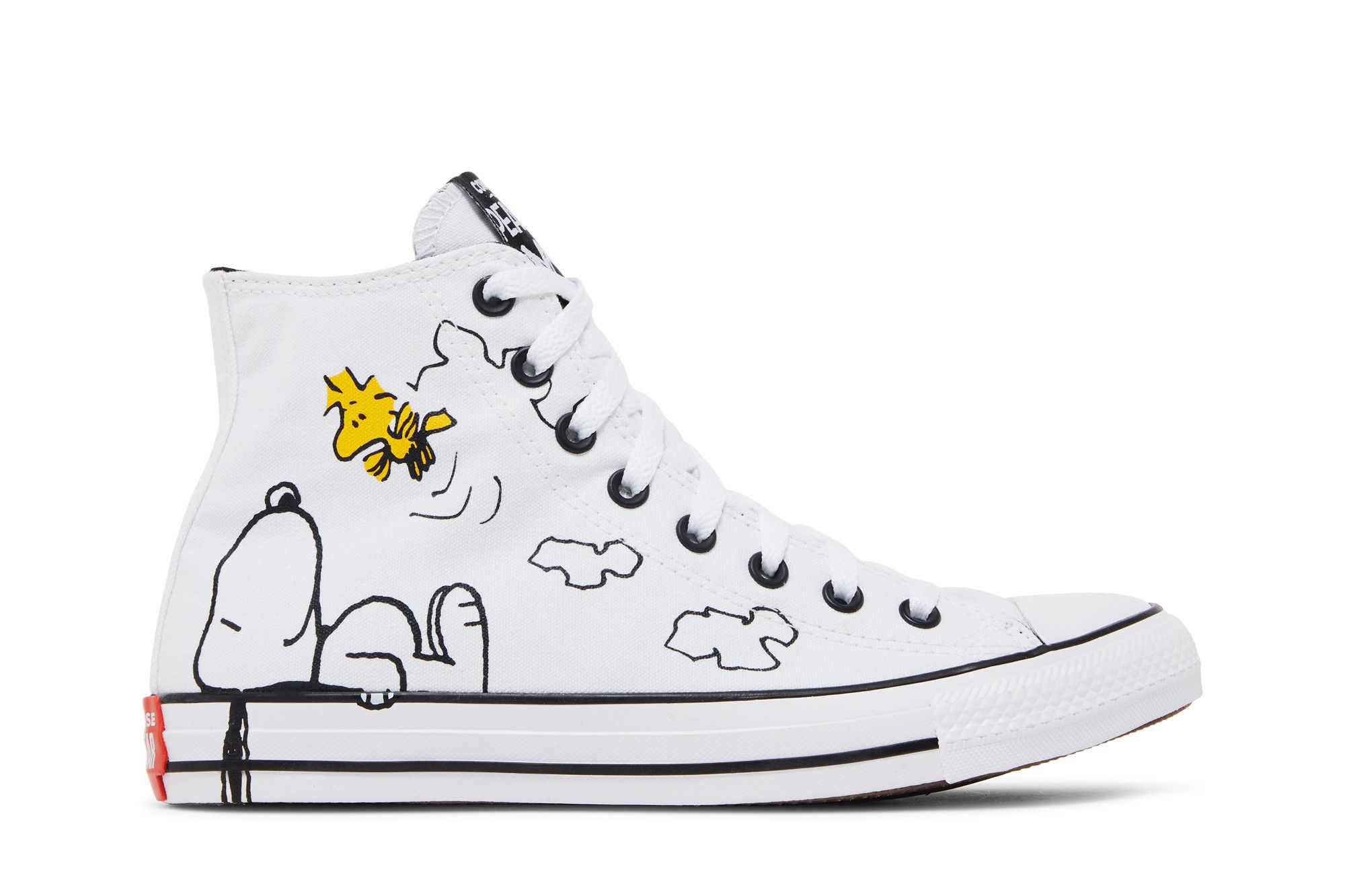 Buy Peanuts x Chuck Taylor All Star High Snoopy and Woodstock A01872C GOAT DE