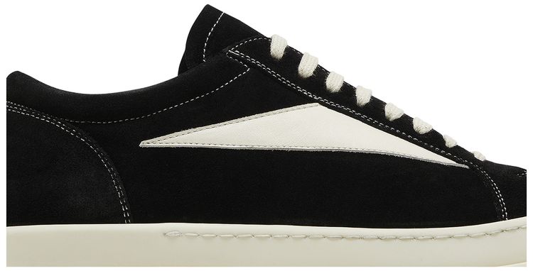 Rick Owens EDFU Suede Leather Vintage Low Black Milk