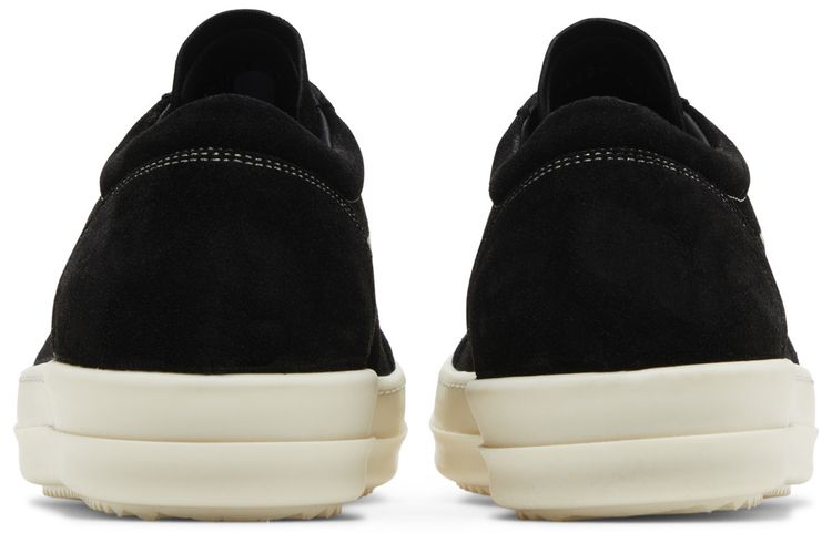 Rick Owens EDFU Suede Leather Vintage Low Black Milk