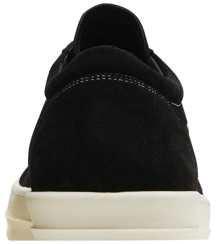 Rick Owens EDFU Suede Leather Vintage Low Black Milk
