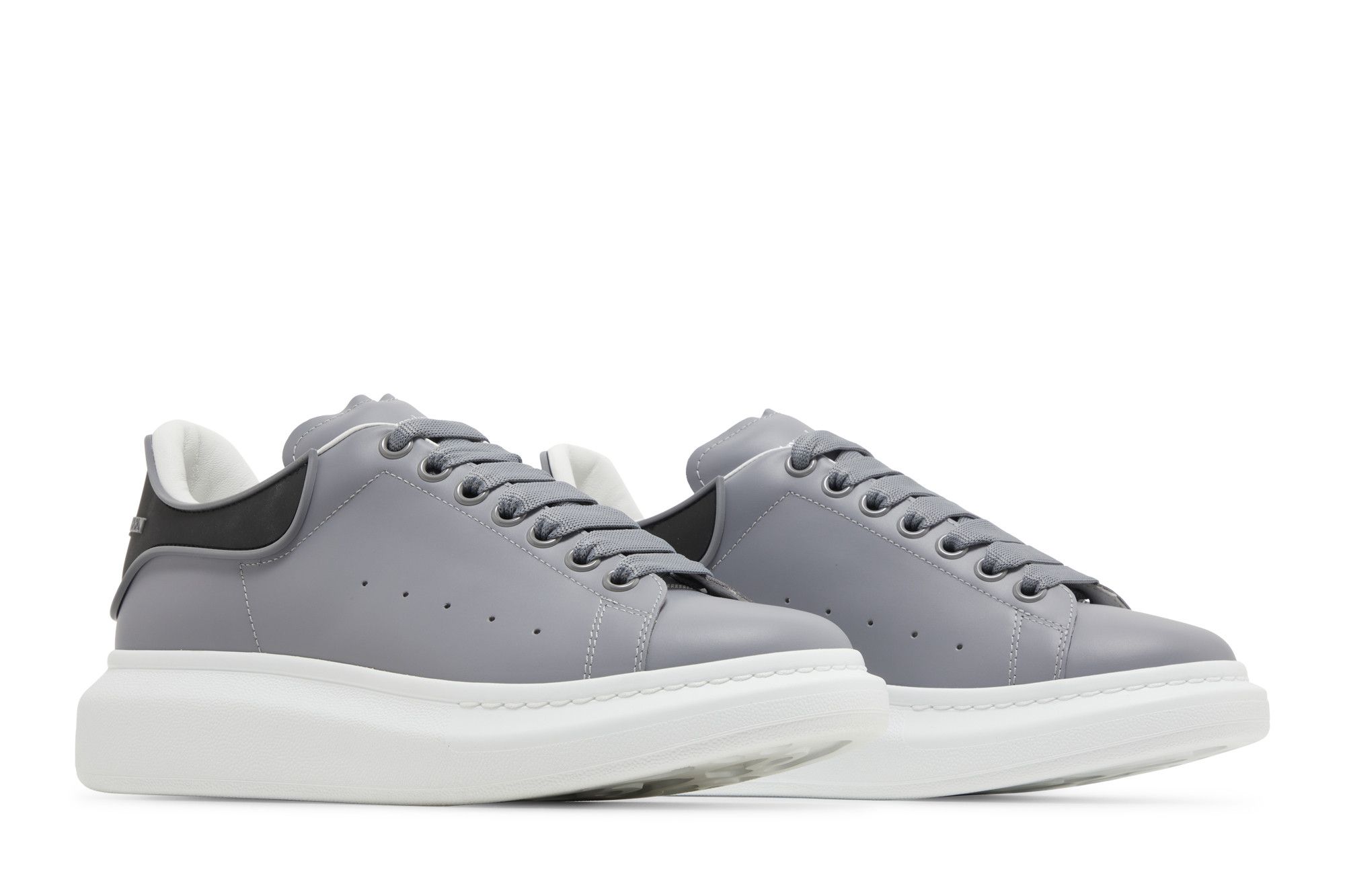 Buy Alexander McQueen Oversized Sneaker Gun Grey 727394 WHXMT 1643 GOAT CA