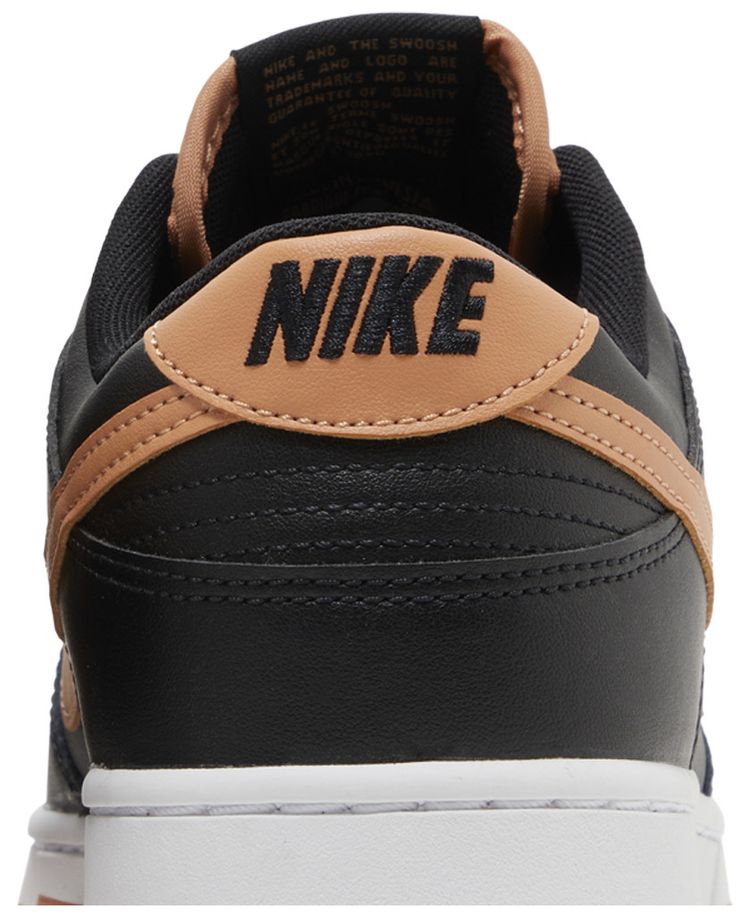 Nike Dunk Low Black Amber Brown
