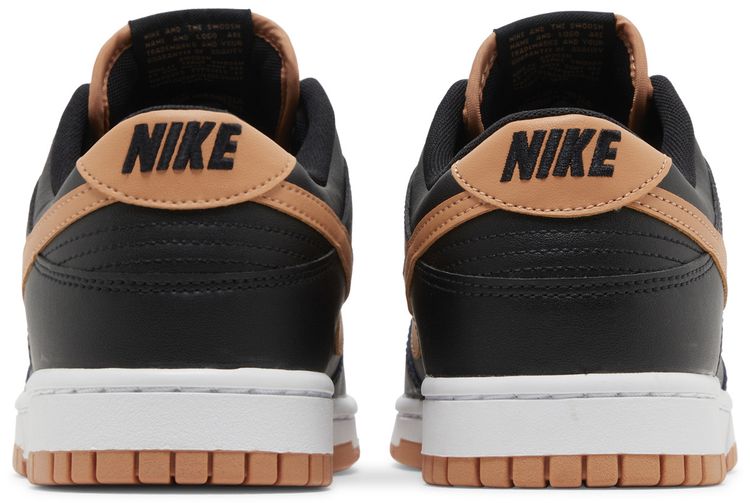 Nike Dunk Low Black Amber Brown