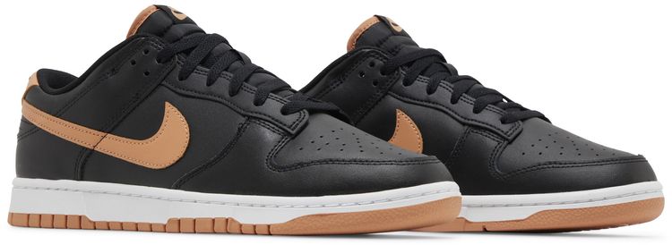 Nike Dunk Low Black Amber Brown