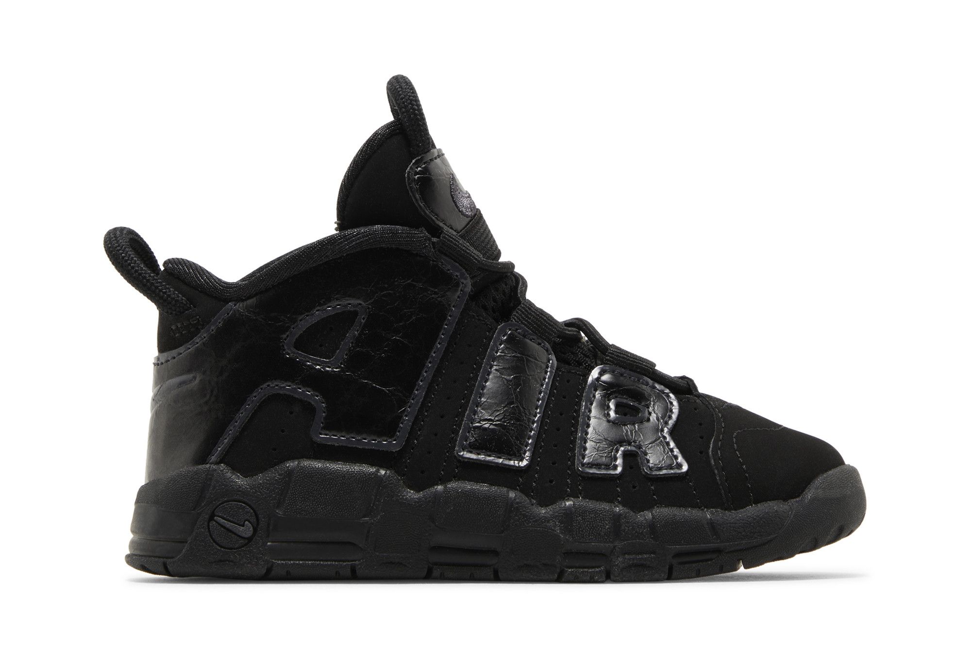 Air more uptempo black and white for clearance sale