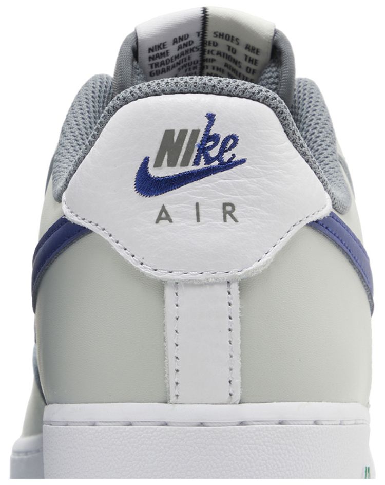 Nike Air Force 1 07 LV8 Split   Light Silver Deep Royal
