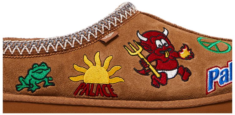 Palace x Tasman Slipper Chestnut