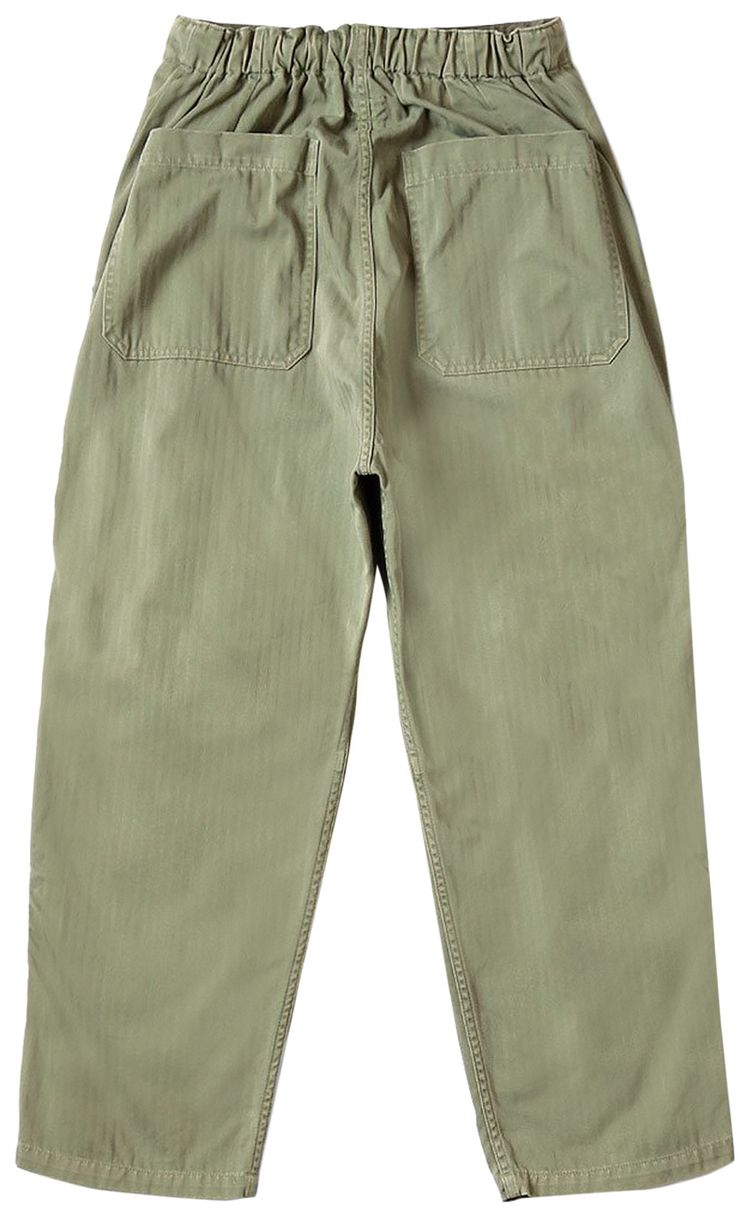 Kapital Sulfur Herringbone Easy Baker Pants Khaki