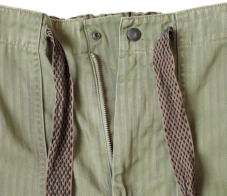 Kapital Sulfur Herringbone Easy Baker Pants Khaki