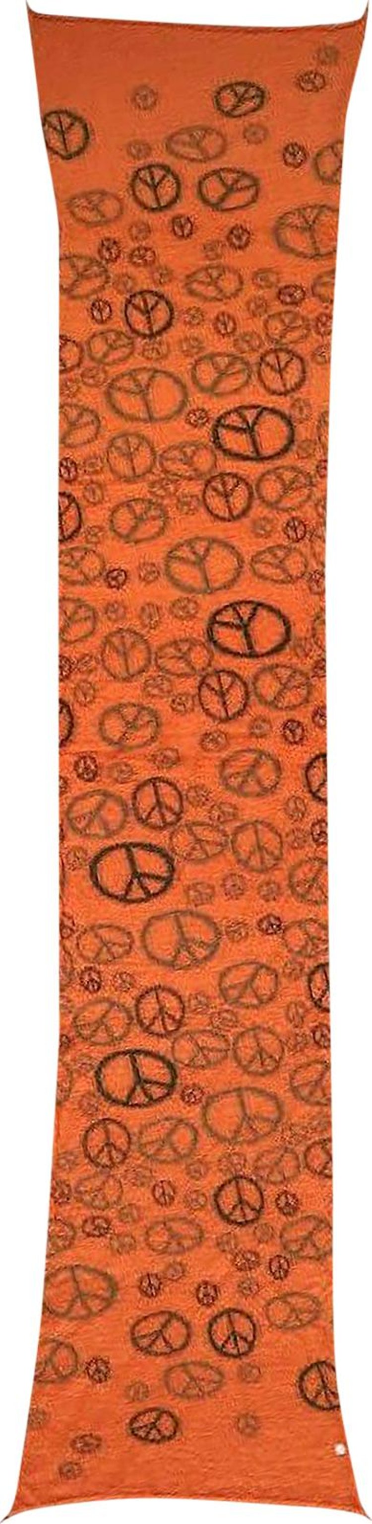 Kapital Fulling Wool Happy Scarf Orange