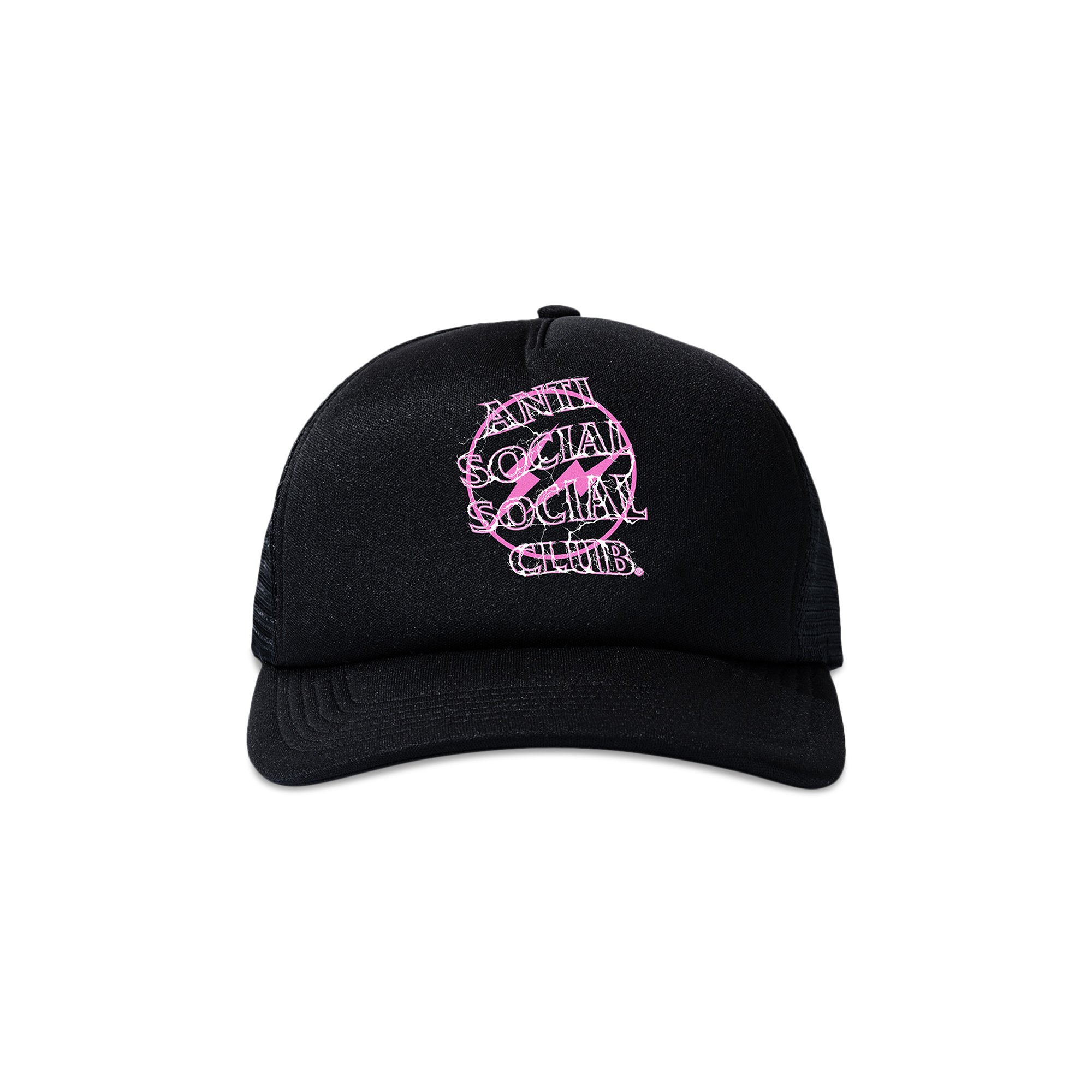 Anti Social Social Club x Fragment Design Bolt Hat 'Black/Pink'