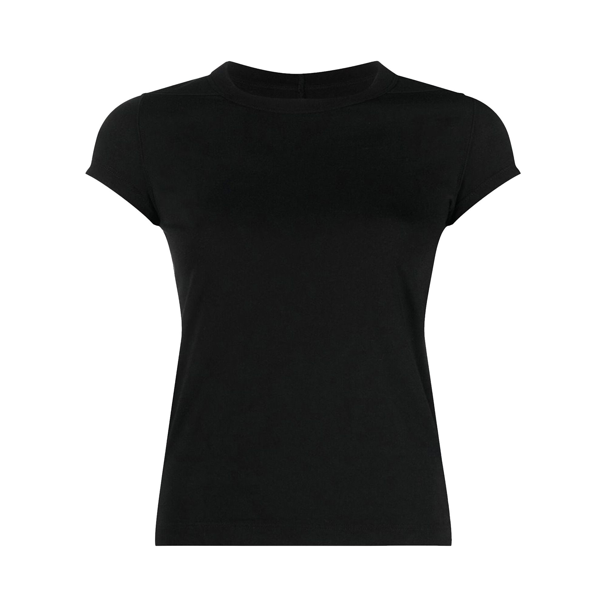 Buy Rick Owens Cropped Level Tee 'Black' - RP01C5235 JA 09 | GOAT