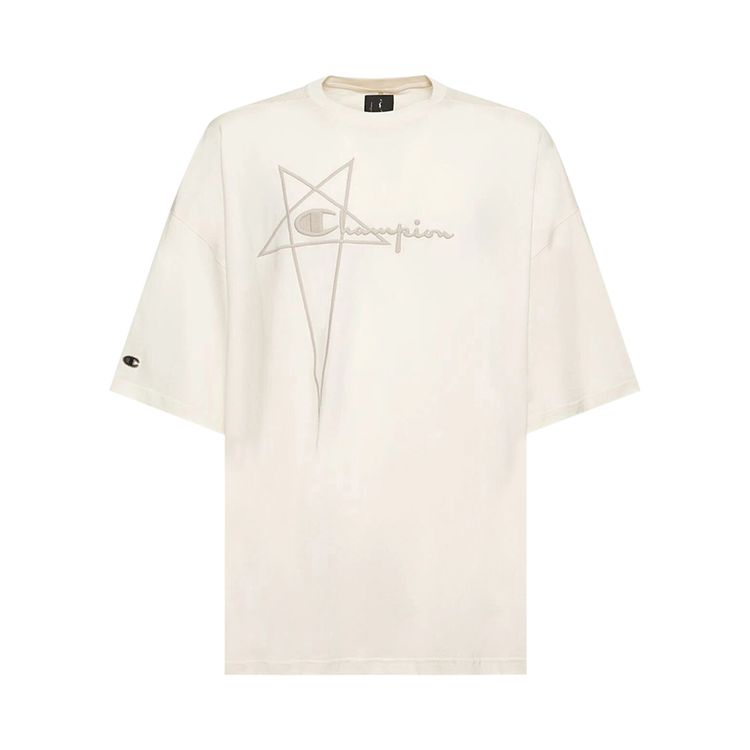Rick Owens x Champion Tommy Short Sleeve Tee White