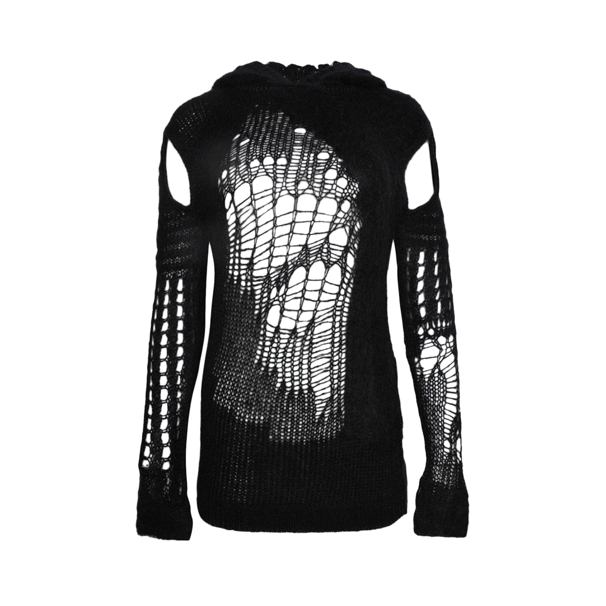 Buy Rick Owens Spider Cape Sleeve Hoodie 'Black' - RP02C1635 KSPDR