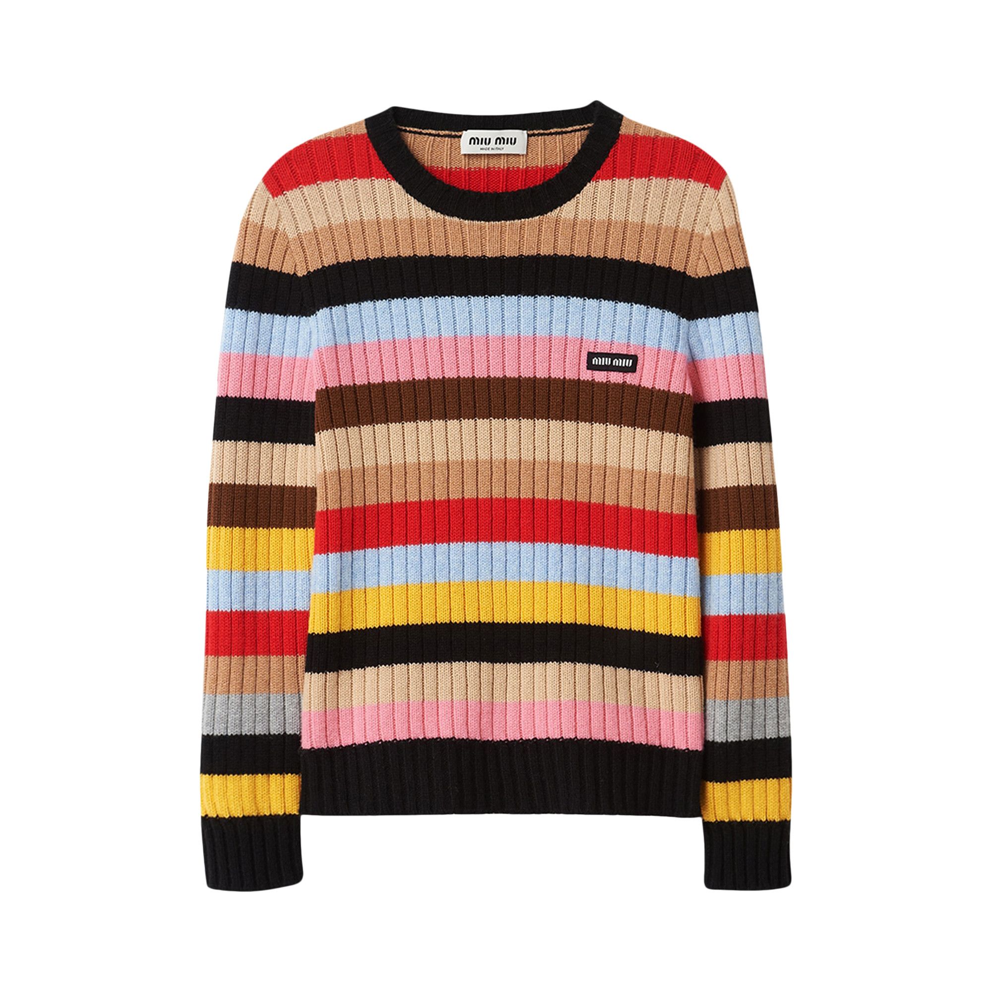 Buy Miu Miu Cashmere Sweater 'Multicolor' - MML833 13FX F0055 | GOAT