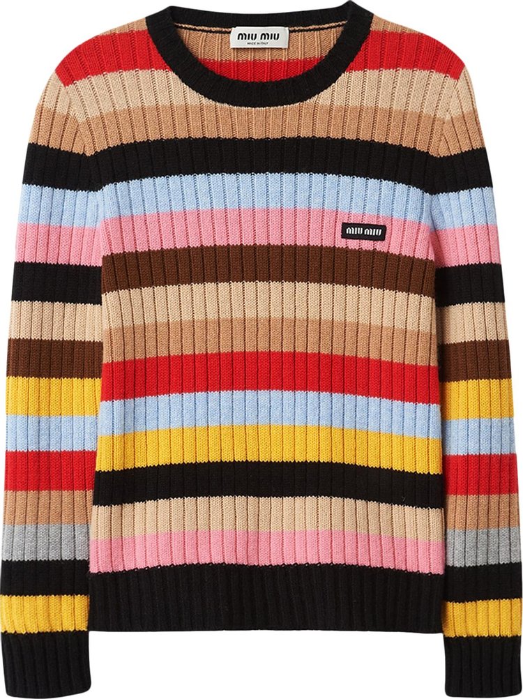 Miu Miu Cashmere Sweater 'Multicolor'