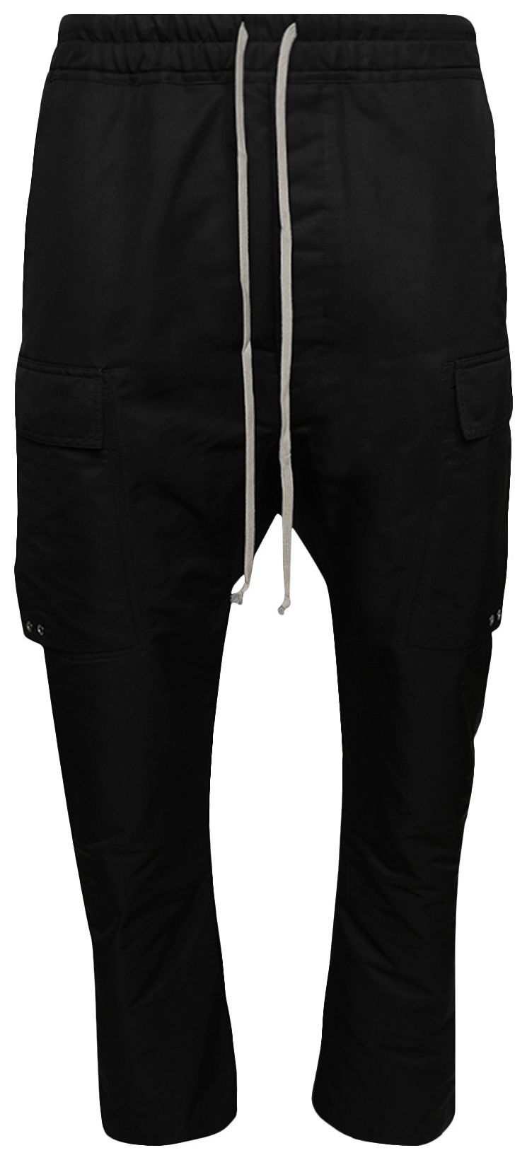 Rick Owens Long Cargo Pants Black