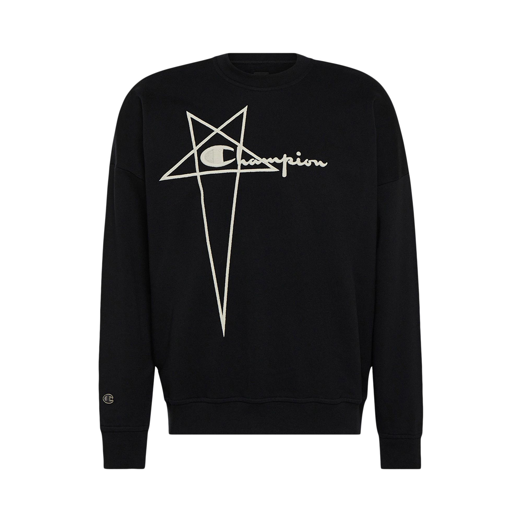 Buy Rick Owens x Champion Pullover Sweat 'Black' - CM02C9225 CHFE