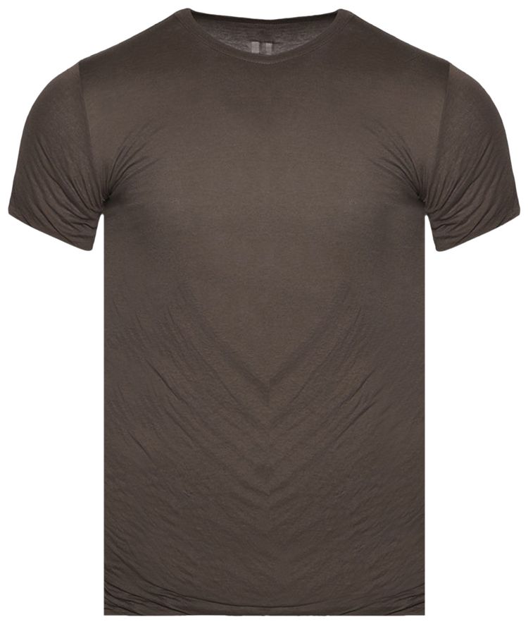 Rick Owens Double Short Sleeve T Shirt Dust