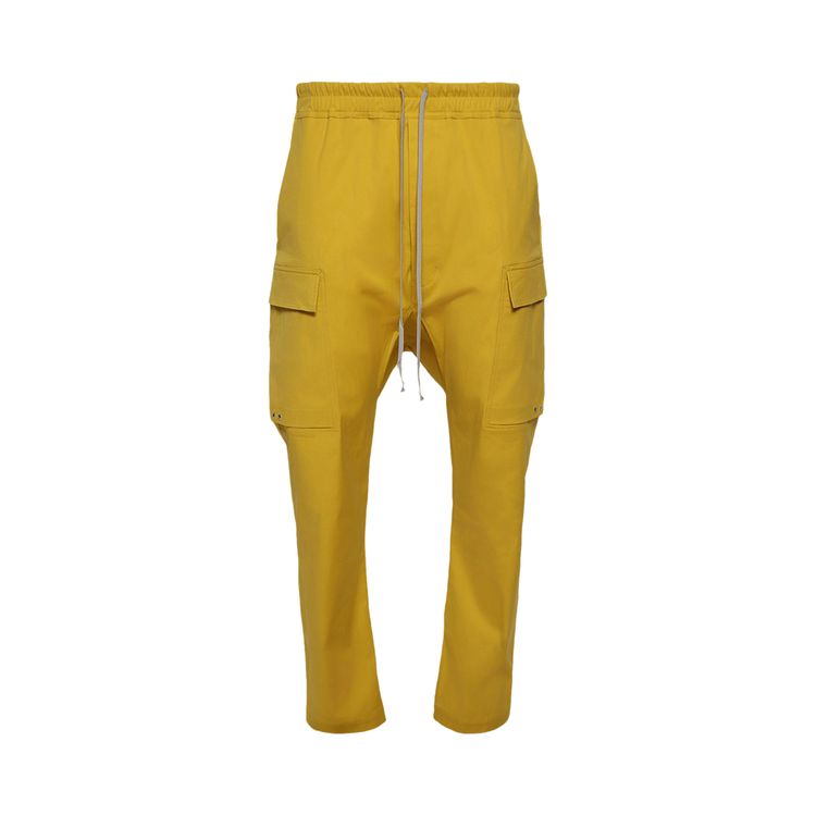 Rick Owens Long Cargo Pant Lemon