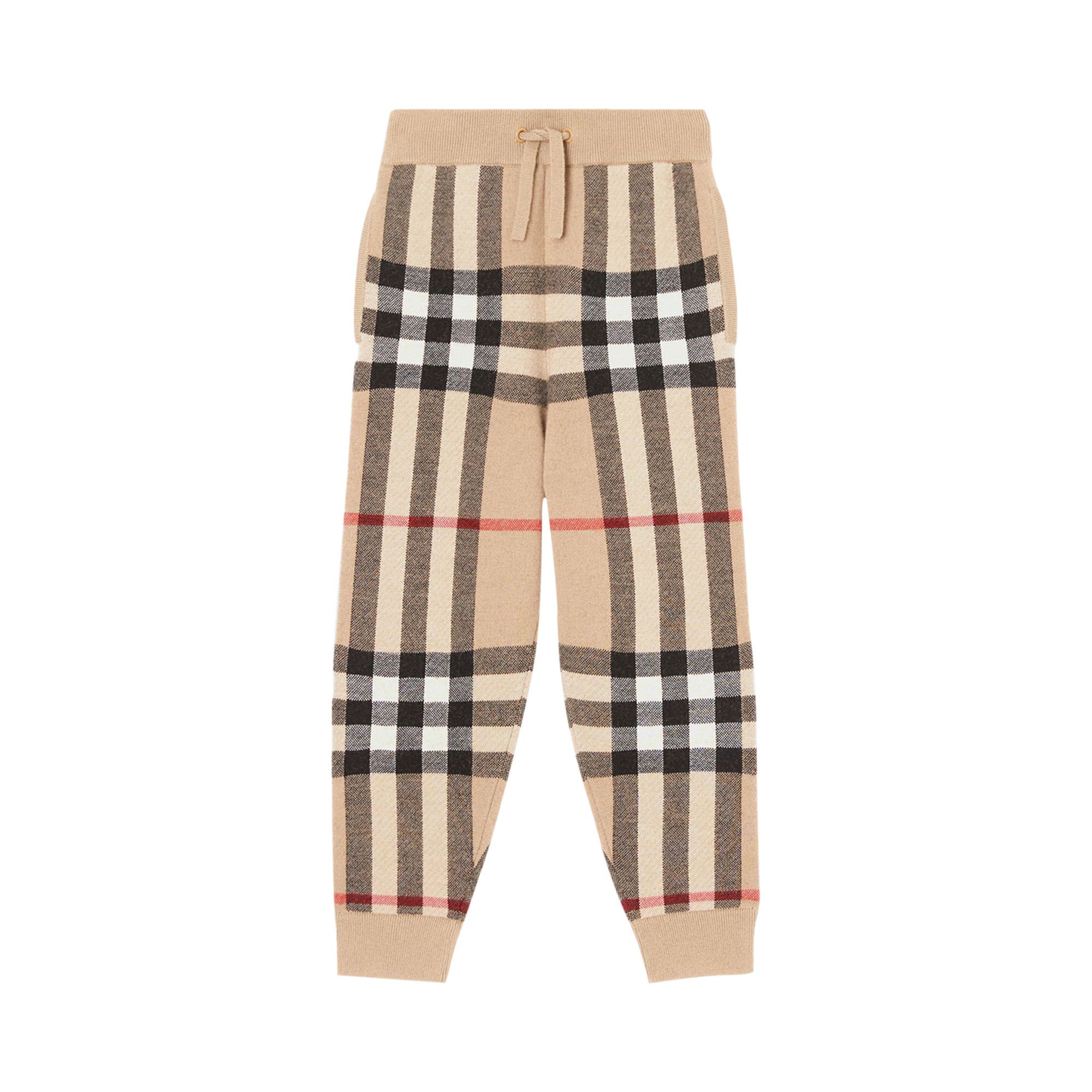 Burberry vintage check drawcord trousers deals