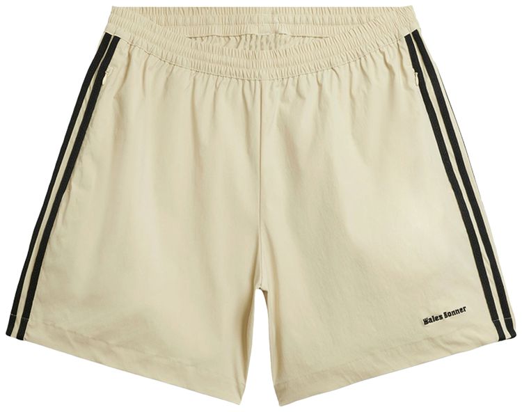 adidas x Wales Bonner Statement Football Shorts Sandy Beige