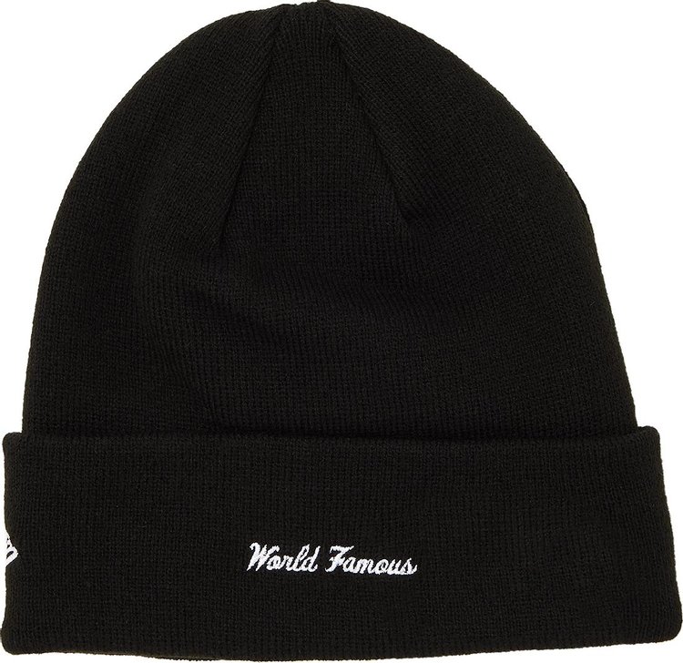 Supreme x New Era Box Logo Beanie Black